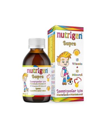 Nutrigen Supra Orange Flavored Syrup 200 ml