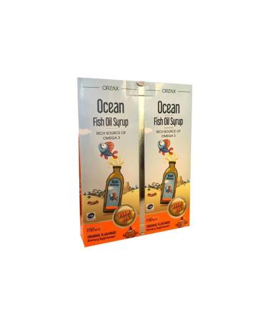 Ocean Orange Flavored Fish Oil Syrup 2*150 ml