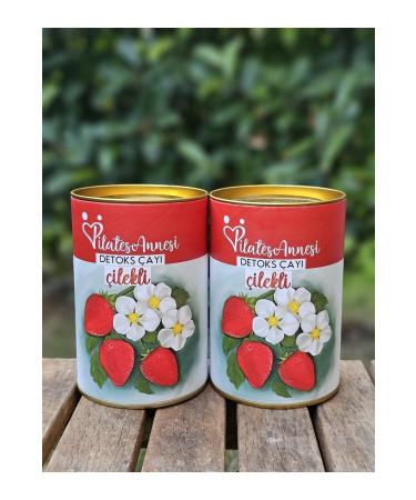 pilatesannesi 2 Pack Strawberry Piece Detox Tea - Buy Online on GoSupps.com