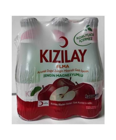 Red Crescent Apple Flavored Mineral Water 200 Ml 24 L