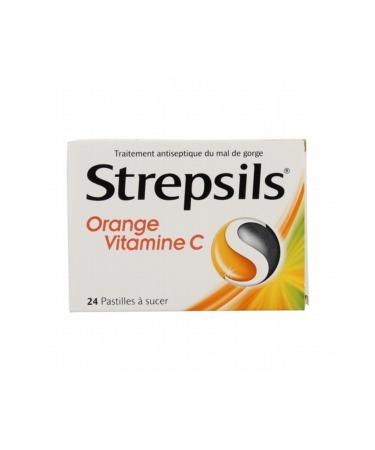 Strepsils Strepsils Vitamin C Orange Flavored 24 Pastilles