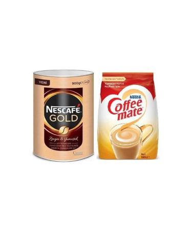 Nescafe Gold Tin Coffee 900g + Coffe Mate 500g