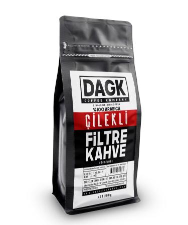 Dagk Strawberry Filter Coffee Ground 200g (flavored)