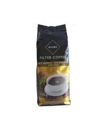 Elite batch Rioba Filter Coffee - Arabica Robusta Ground (1 Kg) - Buy Online on GoSupps.com