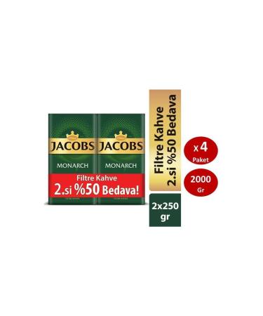 Jacobs Monarch Filter Coffee 250 gr x 8 Pack