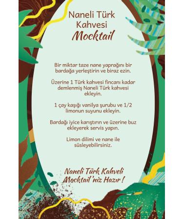 Mim and More Mint Turkish Coffee Mint Flavored Turkish Coffee 150 Gr - Buy Online on GoSupps.com