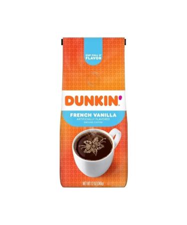 Maxwell Dunkin Donuts French Vanilla Strawberry Coffee 340gr