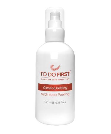 TO DO FIRST Ginseng Extract Brightening Facial Peeling Dead Skin Remover Pore Cleanser 100 ml - Buy Online on GoSupps.com