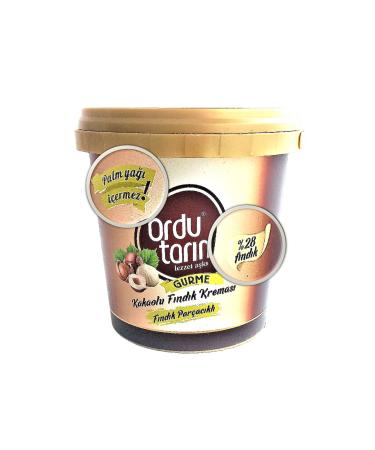 ORDU TARIM COCOA HAZELNUT CREAM 800 GR. ((HAZELNUT) WITH HAZELNUT PIECES
