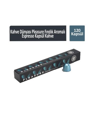 Coffee World Pleasure Hazelnut Flavored Espresso Capsule Coffee 120 Capsules