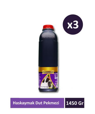 HASKAYMAK Mulberry Molasses 1450 Gr x 3 Pieces
