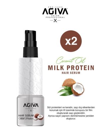 Agiva Repair Milk Protein Hair Serum 100ml X2