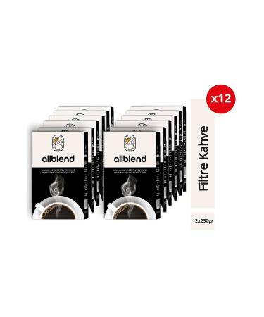 AllBlend Filter Coffee 250 gr. x 12 Pieces (Office Package)