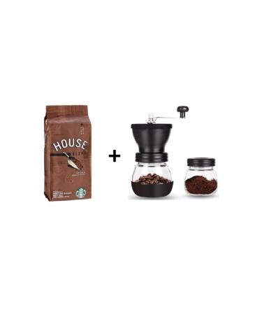 Starbucks House Coffee Beans 250 gr Coffee Grinder