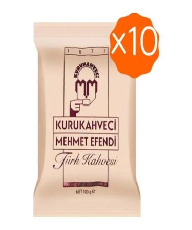 Mehmet Efendi Dry Coffee Maker Turkish Coffee 100 Gr X 10 Pieces