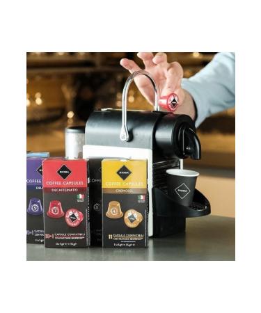 Rioba Capsule Coffee Decaffeinato Rich Aroma and Creamy Taste 11 Decaffeinated Capsule Coffee - Buy Online on GoSupps.com