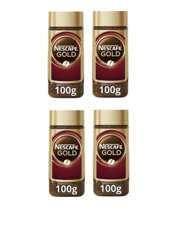 Nescafe Gold Coffee Glass 100 Gr X 4 Pieces