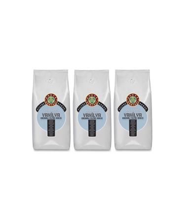 Kahve D nyas Vanilla Flavored Filter Coffee Beans 3 Pieces 1 Kg.