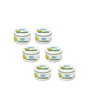 Arko 6 Pieces Nem Olive Oil 150 Ml Nourishing Hand Face and Body Care Cream