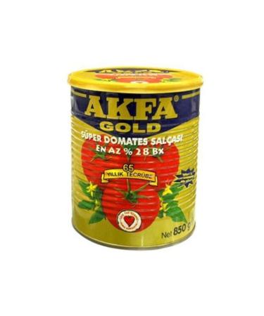 Akfa Tomato Paste Gold Tin 850 gr (12 PIECES)