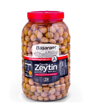 BASARAN Green Scratched Edremit Olives 2Kg