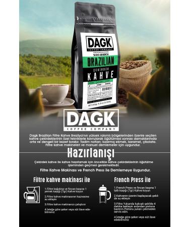 Dagk Brazilian Coffee Beans 250gr - Buy Online on GoSupps.com