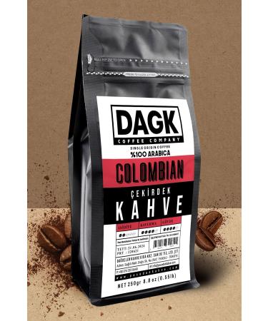 Dagk Colombian Coffee Beans 250gr - Buy Online on GoSupps.com
