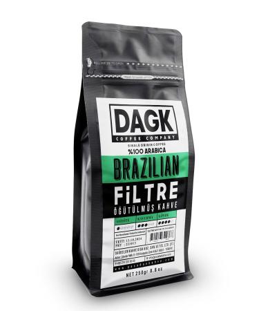 Dagk Filter Coffee Brazilian 250gr Ground - Buy Online on GoSupps.com