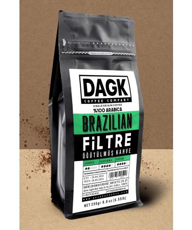 Dagk Filter Coffee Brazilian 250gr Ground - Buy Online on GoSupps.com