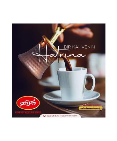 Erciyes Nuts Turkish Coffee 1 Kg Traditional Type Roasted - Buy Online on GoSupps.com