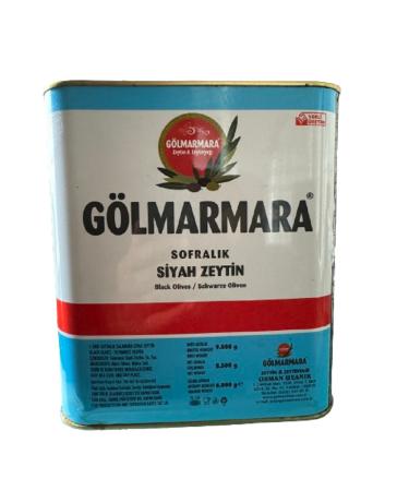 G LMARMARA Black Olives in Brine 6 Kg