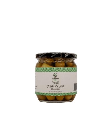 GREENDISH Green Scratched Olives 280gr