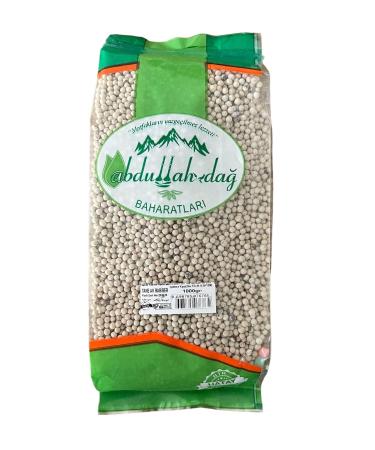 Hac o lu Spice Hatay Local White Pepper White Black Pepper Grain 1 Kg / 1000 Gr