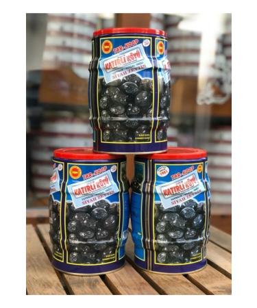 Kat rl Olive KATIRLI OLIVE GEML K KATIRLI VILLAGE TABLE NATURAL OILY BLACK OLIVE 3x1 KG (3 PIECES) - Buy Online on GoSupps.com