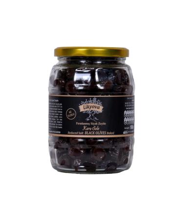 Likyova Lightly Salted Dry Black Olives 1kg Roasted - New Crop