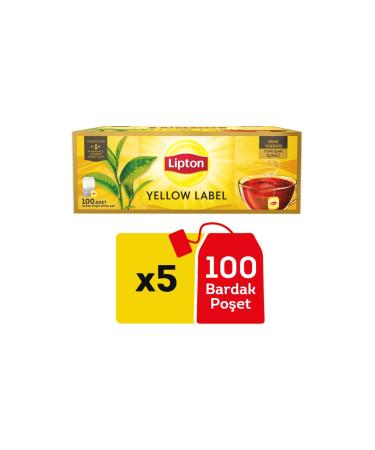 Lipton Yellow Label Tea Bag Cup 100 5 Packs 500 Pieces