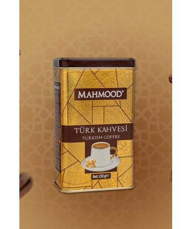 Mahmood Medium Roast Turkish Coffee Metal Box 220 gr