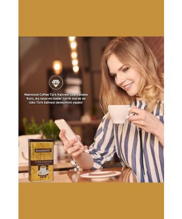 Mahmood Medium Roast Turkish Coffee Metal Box 220 gr - Buy Online on GoSupps.com