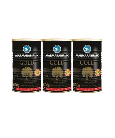 Marmarabirlik Gold Black Olives 800 gr - 6-Pack
