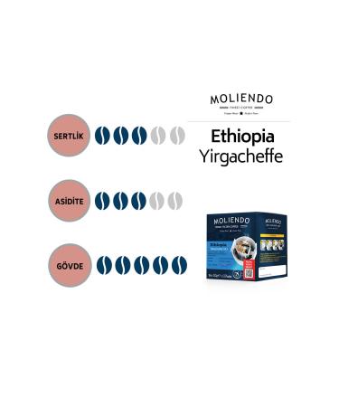 Moliendo Ethiopia Yirgacheffe Practical Filter Coffee Advantage Package 2 X 10 Total 20 Pieces - Buy Online on GoSupps.com