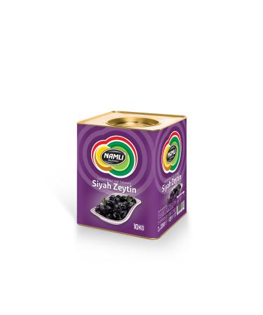 Naml Stone Print Gemlik Medium Size Black Olives - 10 Kg