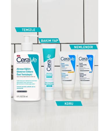 CeraVe Anti-acne Facial Cleansing Gel 236 Ml - Buy Online on GoSupps.com