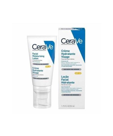 CeraVe Moisturizing Face Cream with Sun Protection for Normal and Dry Skin 52 ml