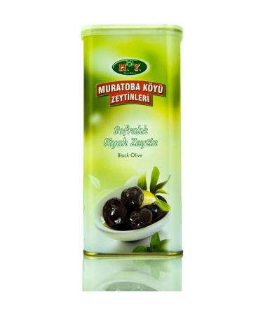OLIVE MAIN Stone Pressed Natural Fermented Black Olives 2 KG