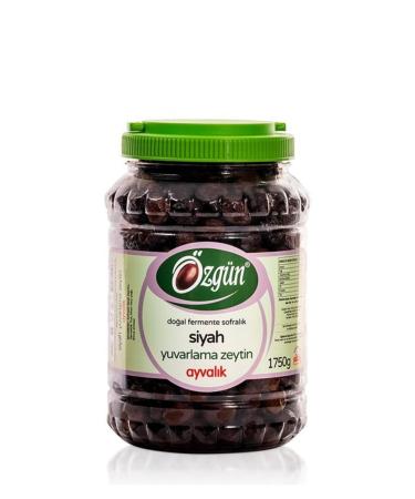 ORIGINAL OLIVE & OLIVE OIL (2024-2025)New Crop) 2 Pack Pet Jar Round Black Olives