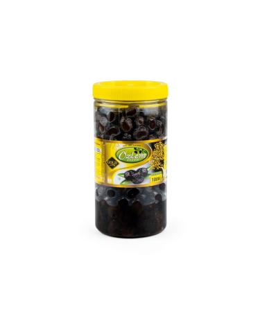 Ozlem Olive Ozlem Gold 900 gr Glass Pet Black Olives (230-260 KLB)