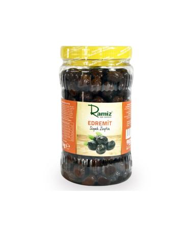 Ozlem Zeytincilik Ozlem Akik 900 gr Glass Pet Black Olives (320-380 KLB)
