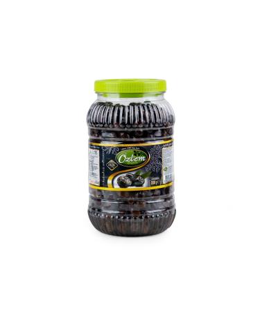 Ozlem Zeytincilik Ozlem Akik 2000 gr Pet Black Olives (320-380 KLB)