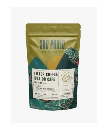 Sao Paulo Coffee Sao Paulo BRAZIL FILTER COFFEE 1000 Grams