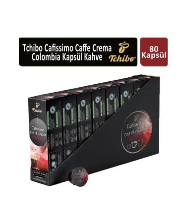 Tchibo Cafissimo Caffe Crema Colombia Capsule Coffee x 8 Pieces